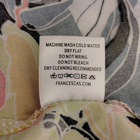 Alya For Francesca's Women's S Wrap Floral Multicolor High Low Lightweight Skirt - Picture 7 of 7